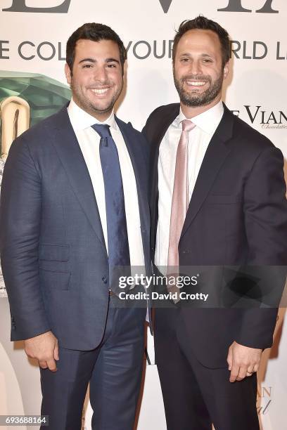 Jonathan LeVian and Justin Paolercio attend the 2018 Le Vian Red Carpet Revue the at The Lagoon Ballroom at the Mandalay Bay Resort on June 7, 2017...