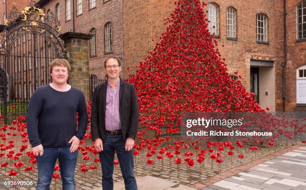 The poppy sculpture Weeping Window opens at The Silk Mill in Derby as part of a UK-wide tour organised by 14-18 NOW on June 8, 2017 in Derby,...