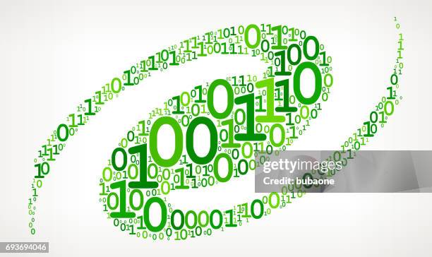 black hole binary code zero one vector illustration - zero stock illustrations