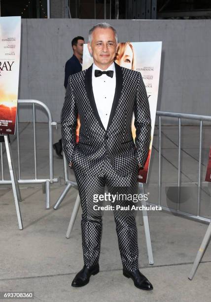 Actor Ali Afshar attends the premiere of "Pray For Rain" at ArcLight Hollywood on June 7, 2017 in Hollywood, California.