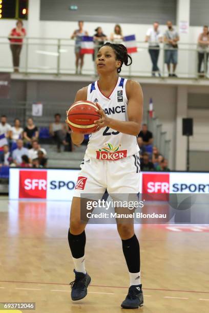 Marielle Amant of France during the international women's Friendly Match between France and Montenegro on June 2, 2017 in Bordeaux, France.