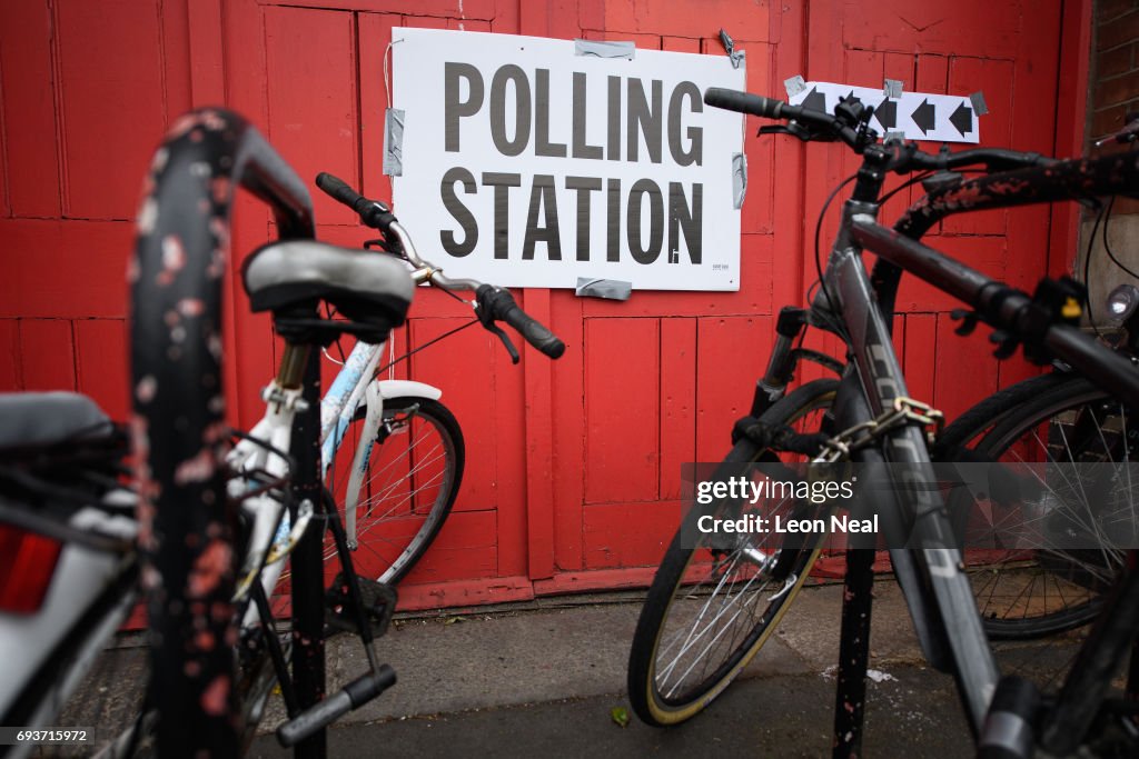 British Voters Go To The Polls In The 2017 General Election