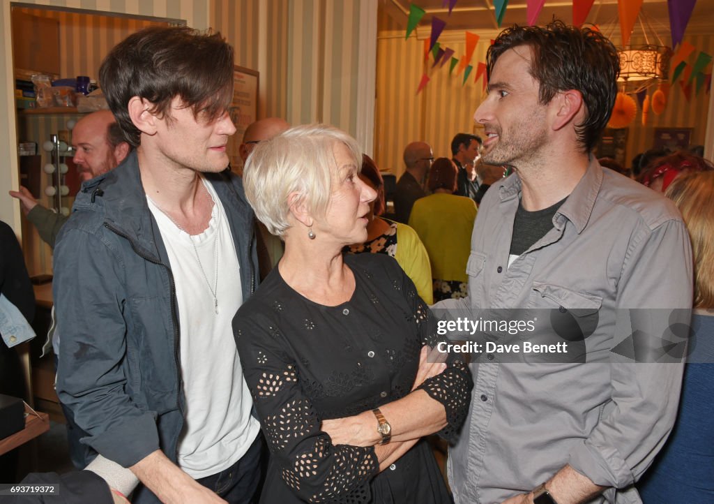 Dame Helen Mirren & Matt Smith Visit David Tennant At "Don Juan In Soho"