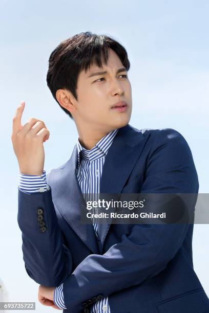 Singer and actor Yim Si-Wan is photographed for Self Assignment on May 24, 2017 in Cannes, France.