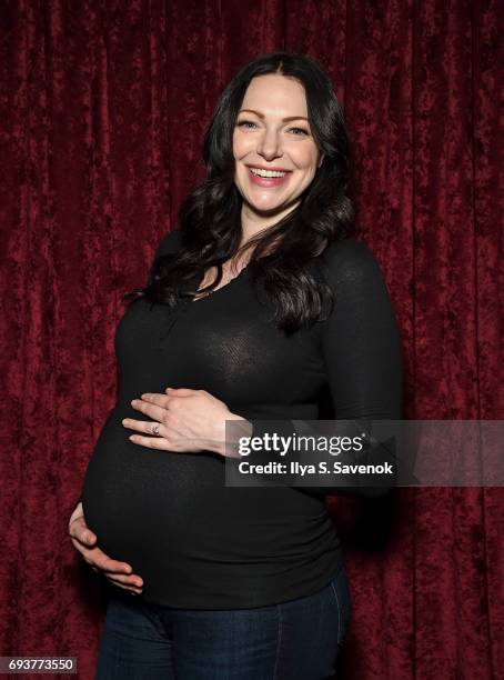 Actress Laura Prepon poses for a portrait at SiriusXM Studios on June 8, 2017 in New York City.