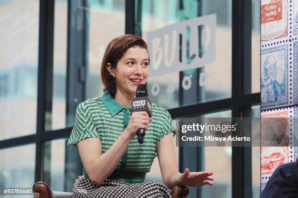 Actress Mary Elizabeth Winstead visits Build to discuss "Fargo" at Build Studio on June 8, 2017 in New York City.