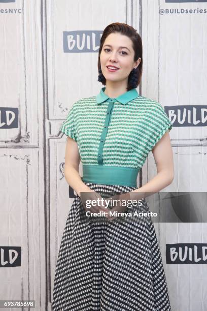 Actress Mary Elizabeth Winstead visits Build to discuss "Fargo" at Build Studio on June 8, 2017 in New York City.