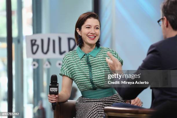 Actress Mary Elizabeth Winstead visits Build to discuss "Fargo" at Build Studio on June 8, 2017 in New York City.