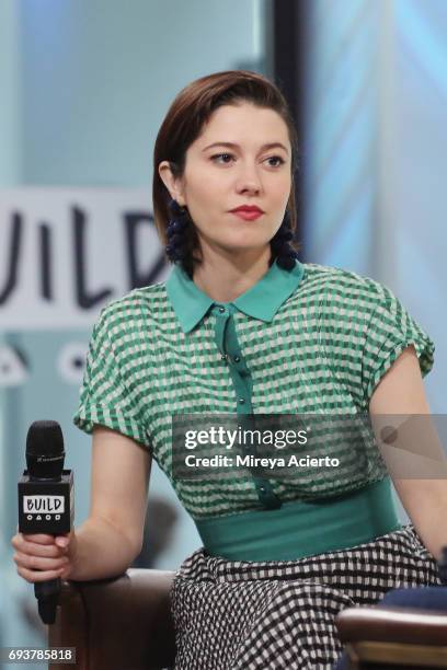 Actress Mary Elizabeth Winstead visits Build to discuss "Fargo" at Build Studio on June 8, 2017 in New York City.