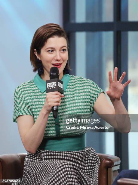 Actress Mary Elizabeth Winstead visits Build to discuss "Fargo" at Build Studio on June 8, 2017 in New York City.