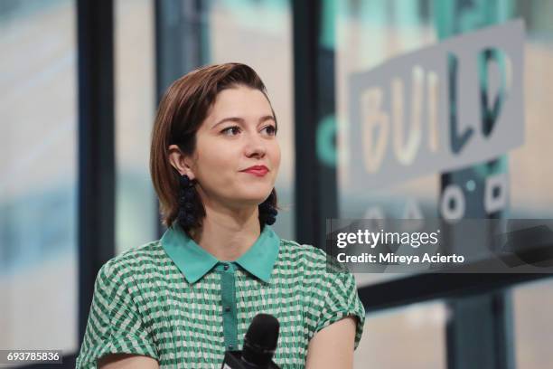 Actress Mary Elizabeth Winstead visits Build to discuss "Fargo" at Build Studio on June 8, 2017 in New York City.