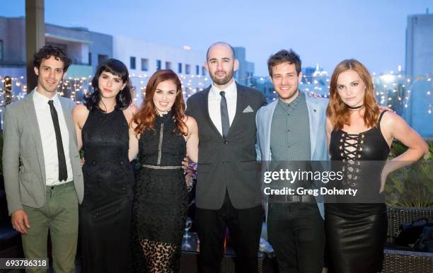 Actors Jay DeYonker, Marzy Hart, Writer, Producer, Actress Stacey Maltin, Director Dani Tenenbaum and Actors Ben Rappaport and Raeden Greer attend...