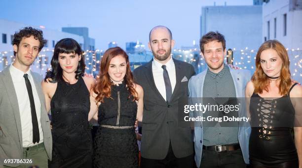 Actors Jay DeYonker, Marzy Hart, Writer, Producer, Actress Stacey Maltin, Director Dani Tenenbaum and Actors Ben Rappaport and Raeden Greer attend...