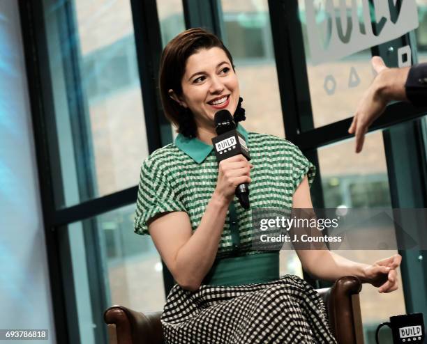 Actress Mary Elizabeth Winstead speaks during Build Presents Mary Elizabeth Winstead Discussing "Fargo"at Build Studio on June 8, 2017 in New York...