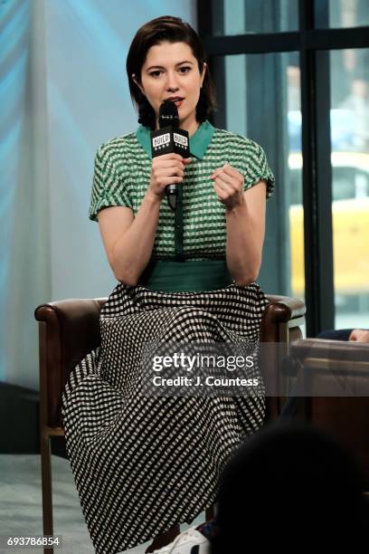 Actress Mary Elizabeth Winstead speaks during Build Presents Mary Elizabeth Winstead Discussing "Fargo"at Build Studio on June 8, 2017 in New York...