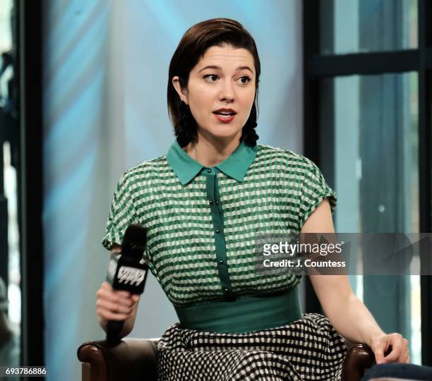 Actress Mary Elizabeth Winstead speaks during Build Presents Mary Elizabeth Winstead Discussing "Fargo"at Build Studio on June 8, 2017 in New York...