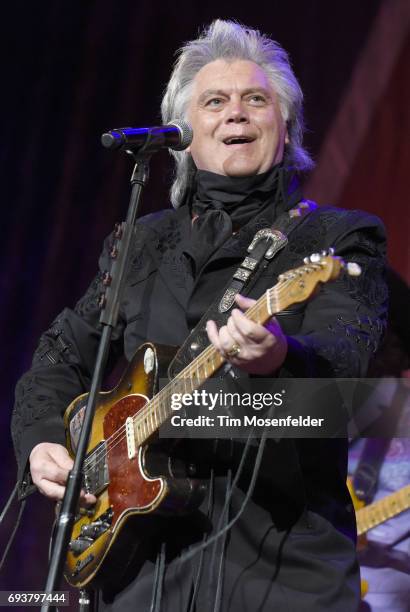 Marty Stuart performs during Marty Stuart's 16th Annual Late Night Jam at Ryman Auditorium on June 7, 2017 in Nashville, Tennessee.