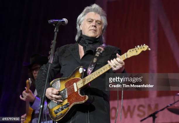 Marty Stuart performs during Marty Stuart's 16th Annual Late Night Jam at Ryman Auditorium on June 7, 2017 in Nashville, Tennessee.