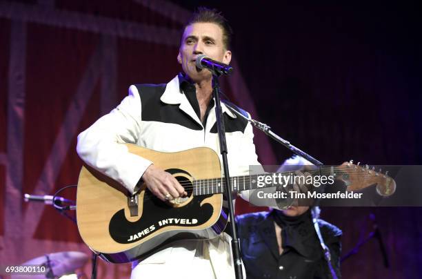 James Invelt performs during Marty Stuart's 16th Annual Late Night Jam at Ryman Auditorium on June 7, 2017 in Nashville, Tennessee.