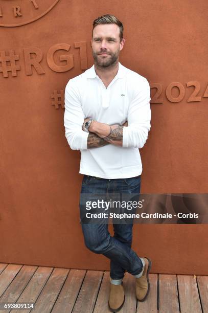 Australian Model Nick Youngquest attends the French Tennis Open 2017 - Day Twelve at Roland Garros on June 8, 2017 in Paris, France.