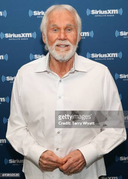 Singer-songwriter Kenny Rogers attends SiriusXM's 'Town Hall' With Kenny Rogers at SiriusXM's Music City Theatre on June 8, 2017 in Nashville,...