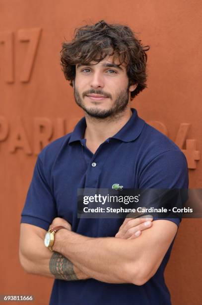 Model Stefan Tisseyre attends the French Tennis Open 2017 - Day Twelve at Roland Garros on June 8, 2017 in Paris, France.