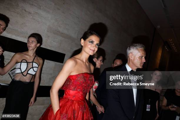 Katie Holmes attends the American Ballet Theatre Spring Gala at David H. Koch Theater in Lincoln Center on May 22, 2017 in New York City.