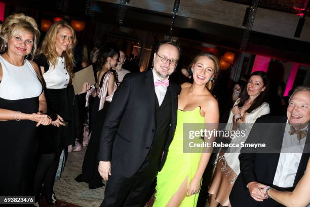 Artist Mark Ryden and Blake Lively attend the American Ballet Theatre Spring Gala at David H. Koch Theater in Lincoln Center on May 22, 2017 in New...