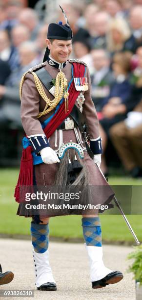 Prince Edward, Earl of Wessex attends the annual Founder's Day Parade at the Royal Hospital Chelsea on June 8, 2017 in London, England.