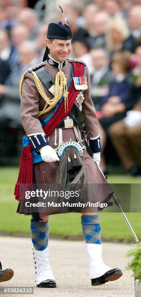 Prince Edward, Earl of Wessex attends the annual Founder's Day Parade at the Royal Hospital Chelsea on June 8, 2017 in London, England.