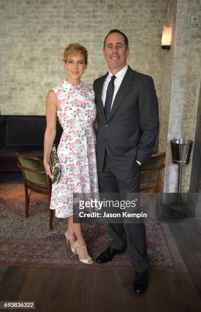 Founder and President, GOOD+ Foundation Jessica Seinfeld and Host Jerry Seinfeld attend GOOD+ Foundation & MR PORTER Host Fatherhood Lunch With Jerry...
