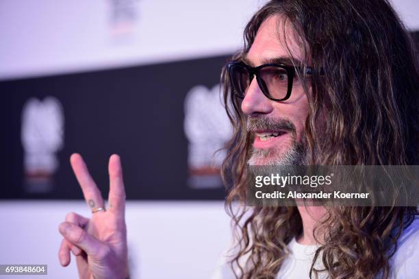 Commercial Artist Fergus Purcell arrives for the Bread & Butter by Zalando 2017 - Preview Event at Holzmarkt25 on June 8, 2017 in Berlin, Germany.