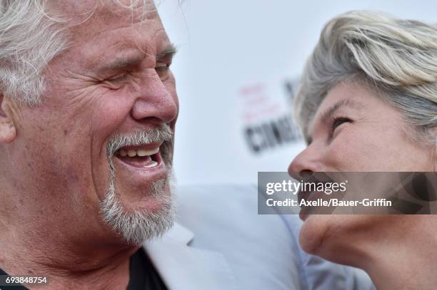 Actors Barry Bostwick and Sherri Jensen Bostwick arrive at the Los Angeles premiere of 'The Hero' at the Egyptian Theatre on June 5, 2017 in...