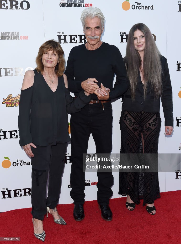 Actor Sam Elliott, wife Katharine Ross and daughter Cleo Rose Elliott