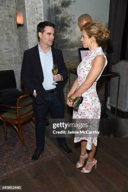 Founder and President, GOOD+ Foundation Jessica Seinfeld and NASCAR driver Jeff Gordon attend the GOOD+ Foundation & MR PORTER Host Fatherhood Lunch...