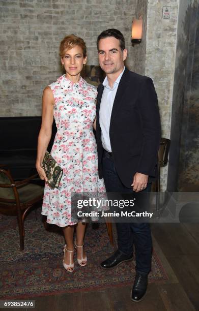 Founder and President, GOOD+ Foundation Jessica Seinfeld and NASCAR driver Jeff Gordon attend the GOOD+ Foundation & MR PORTER Host Fatherhood Lunch...