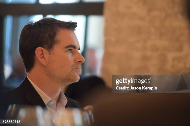 Driver Jeff Gordon attends GOOD+ Foundation & MR PORTER Host Fatherhood Lunch With Jerry Seinfeld at Le Coucou on June 8, 2017 in New York City.