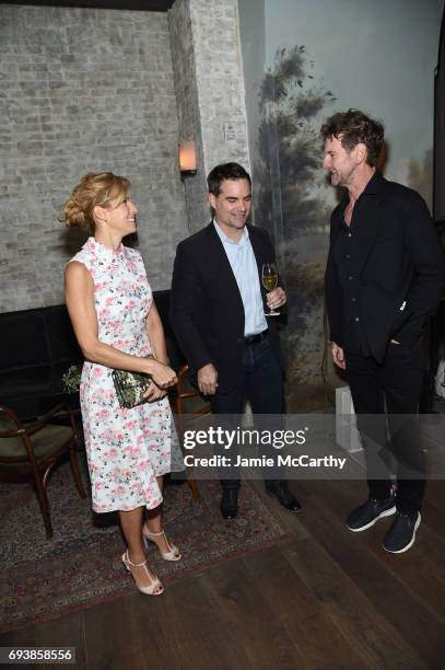 Founder and President, GOOD+ Foundation Jessica Seinfeld, NASCAR driver Jeff Gordon and Photographer Mark Seliger attend the GOOD+ Foundation & MR...