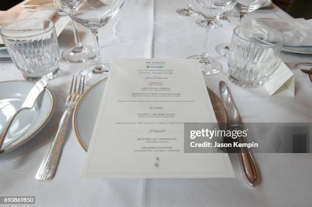 General view during GOOD+ Foundation & MR PORTER Host Fatherhood Lunch With Jerry Seinfeld at Le Coucou on June 8, 2017 in New York City.