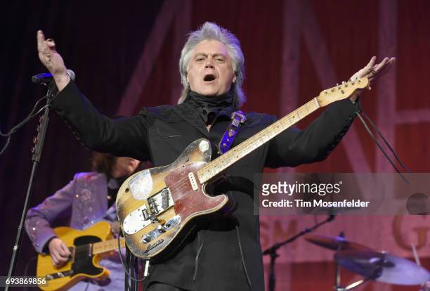 Marty Stuart performs during Marty Stuart's 16th Annual Late Night Jam at Ryman Auditorium on June 7, 2017 in Nashville, Tennessee.
