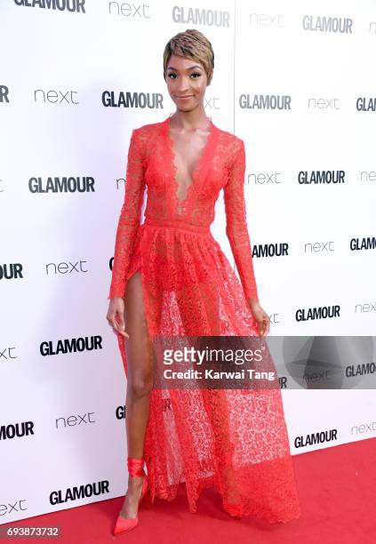Jourdan Dunn attends the Glamour Women of The Year Awards 2017 at Berkeley Square Gardens on June 6, 2017 in London, England.