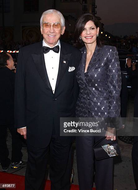 Ed McMahon and wife Pam attend the 28th Annual Peoples Choice Awards at the Pasadena Civic Center January 13, 2002 in Pasadena, CA.