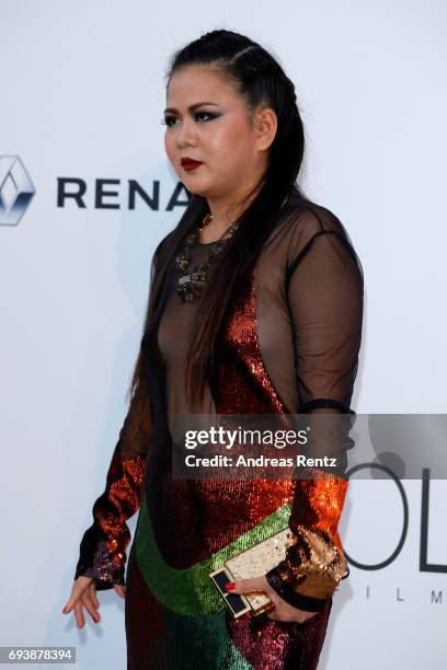 Nichapat Suphap arrives at the amfAR Gala Cannes 2017 at Hotel du Cap-Eden-Roc on May 25, 2017 in Cap d'Antibes, France.