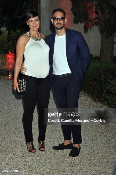 Roberta Giarrusso and Roberto Alessi attend Ciak D'Oro 2017 on June 8, 2017 in Rome, Italy.