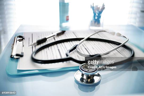 stethoscope best - examination room stock pictures, royalty-free photos & images