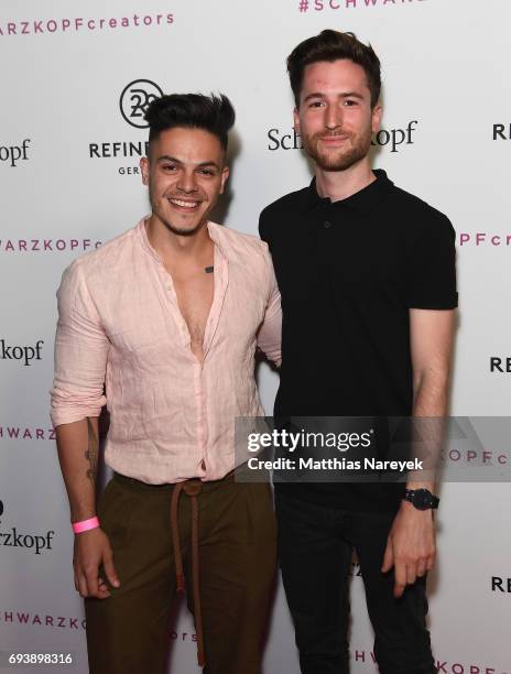 Edgar Alfonso Cano attends the Schwarzkopf x Refinery29 event at Bar Babette on June 8, 2017 in Berlin, Germany.