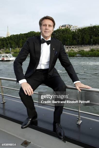 Emmanuel Philibert of Savoy, Prince of Venice attends Charity Gala to Benefit the "Chretiens D'Orient" on June 8, 2017 in Paris, France.