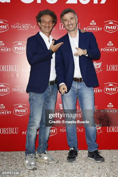 Salvatore Ficarra and Valentino Picone attend Ciak D'Oro 2017 at Link Campus University on June 8, 2017 in Rome, Italy.