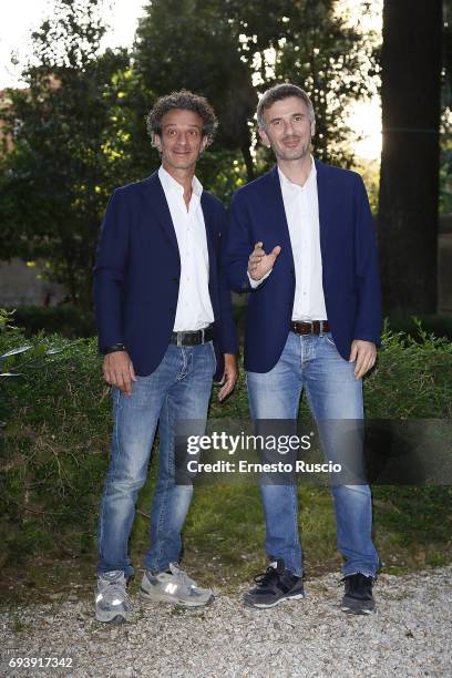 Salvatore Ficarra and Valentino Picone attend Ciak D'Oro 2017 at Link Campus University on June 8, 2017 in Rome, Italy.