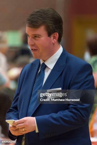 Conservative candidate for Cardiff North and MP in the former administration Craig Williams is seen at the Sport Wales National Centre on June 9,...